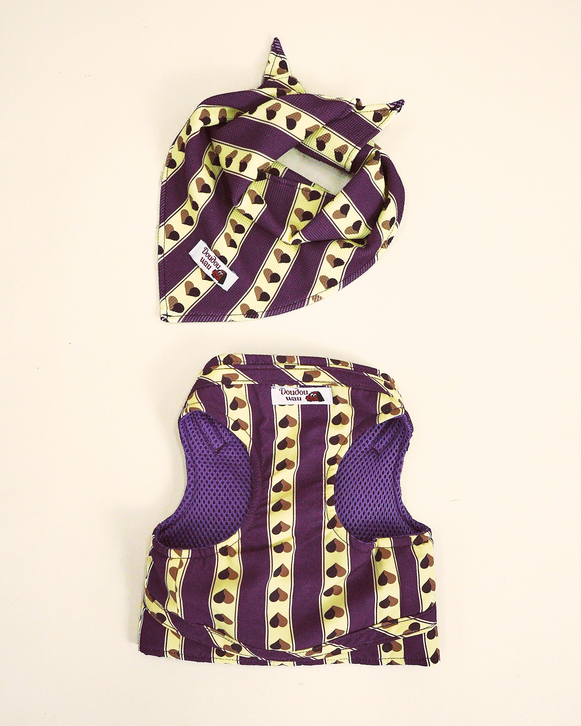 【レトロ・ハート】 HARNESS バンダナ付き