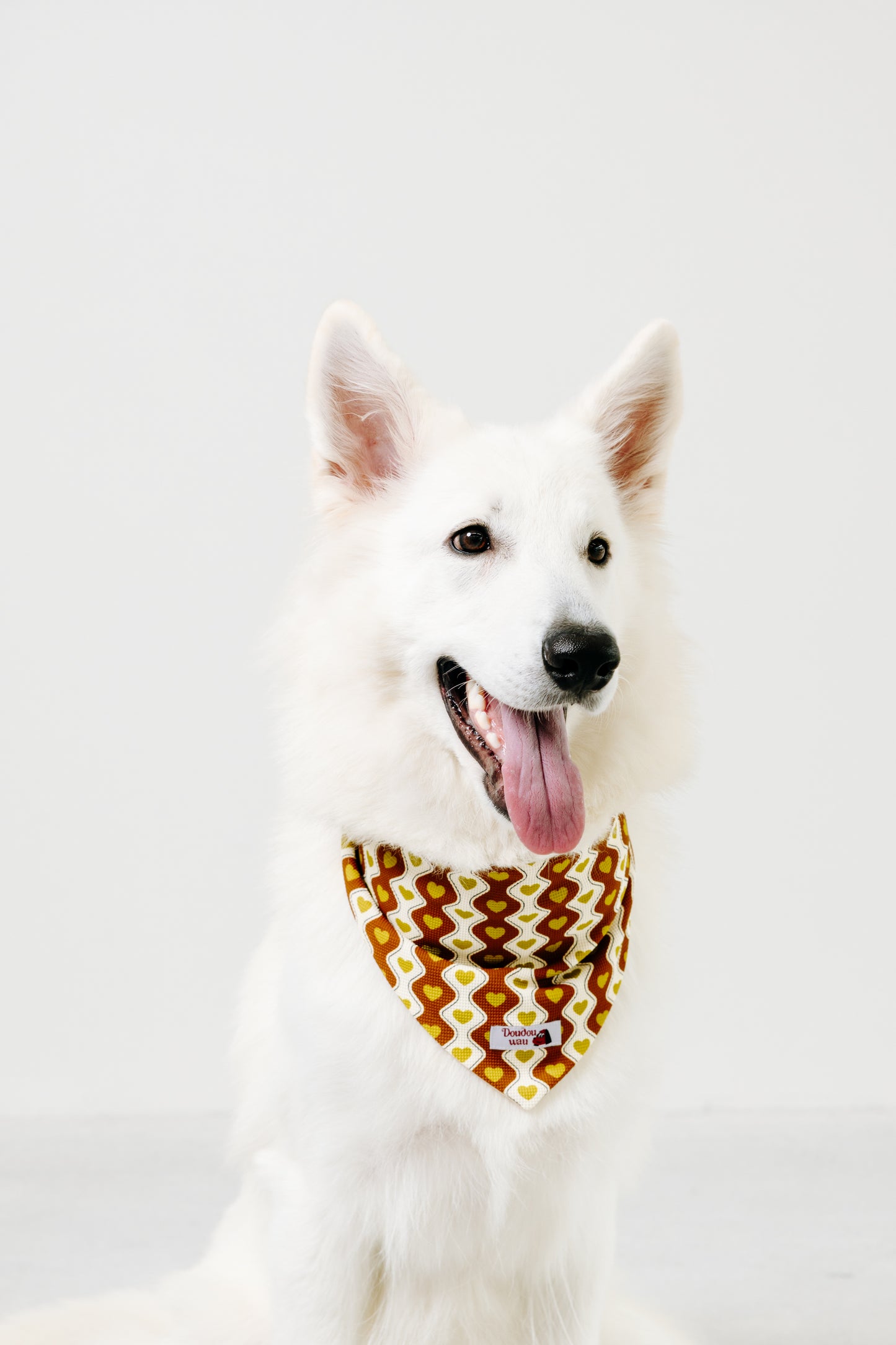 国産 犬用バンダナ ラブレター・ライン【小型犬~大型犬まで対応】